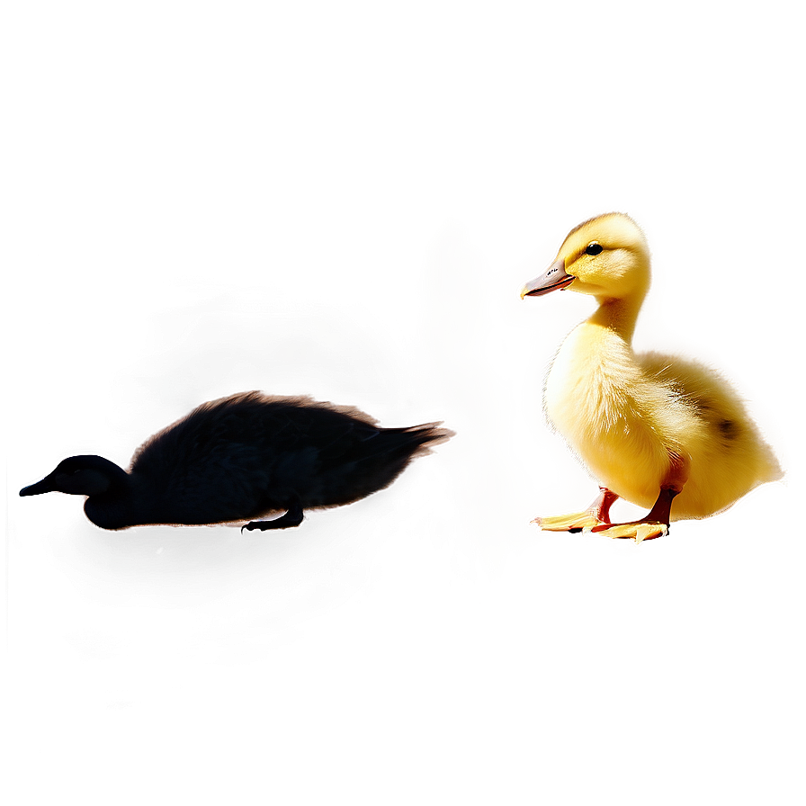 Duckling Silhouette Png 06202024