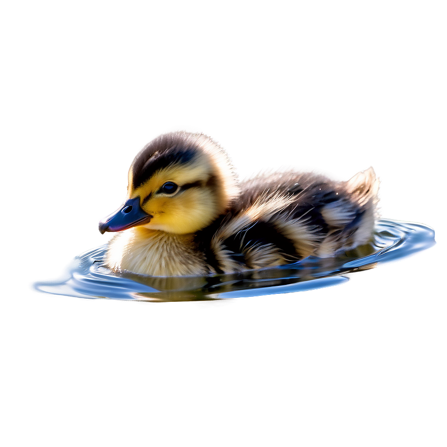 Duckling Swimming Png Sdw