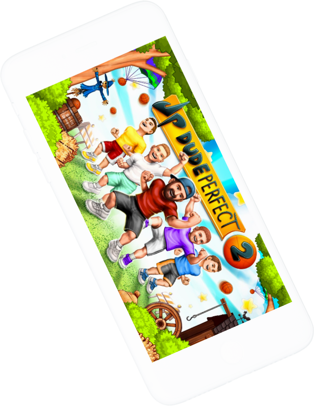 Dude Perfect2 Mobile Game Artwork