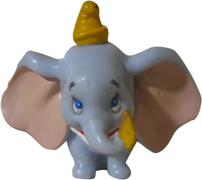 Dumbo Figurinewith Yellow Hat