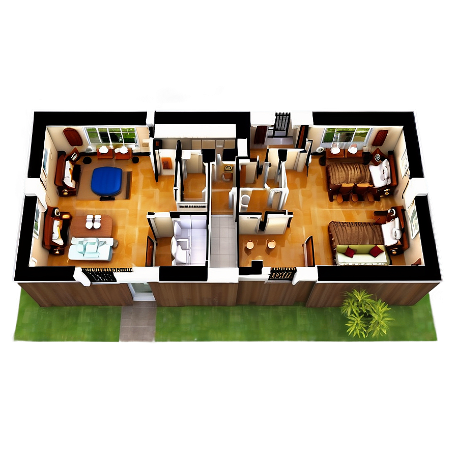 Duplex Floor Plan Png 59