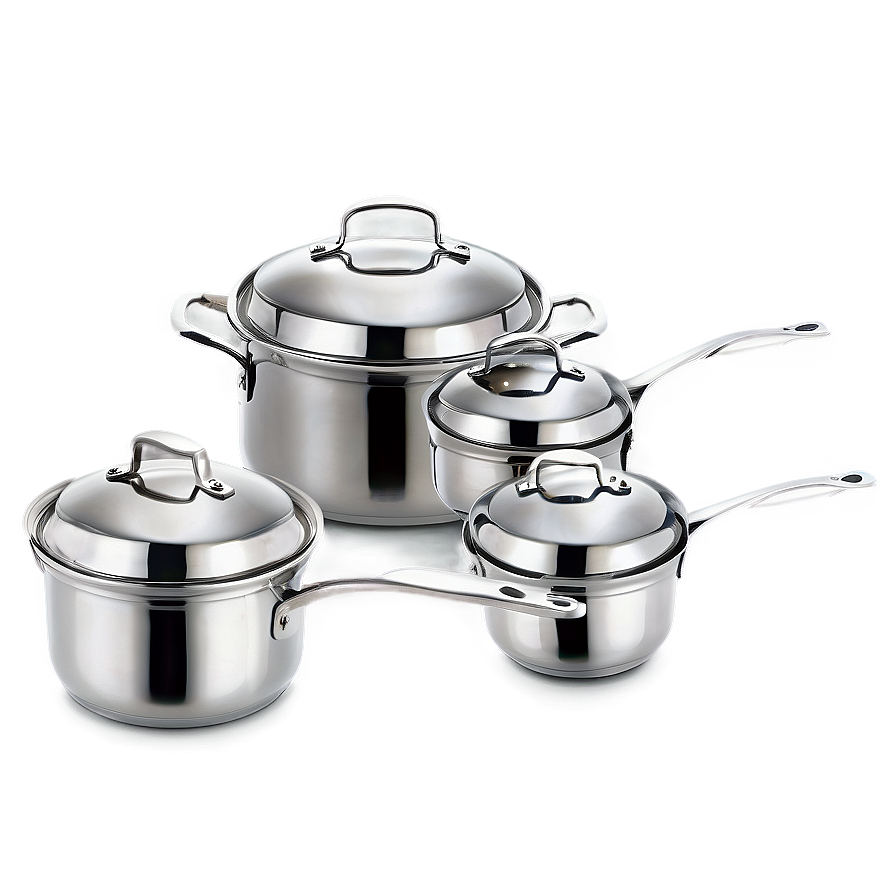 Durable Stainless Steel Cookware Png 28