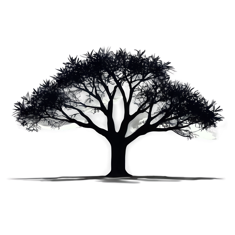 Dusk Tree Silhouette Png Mpt