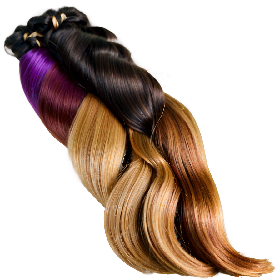 Dyed Hair Bundles Png 6