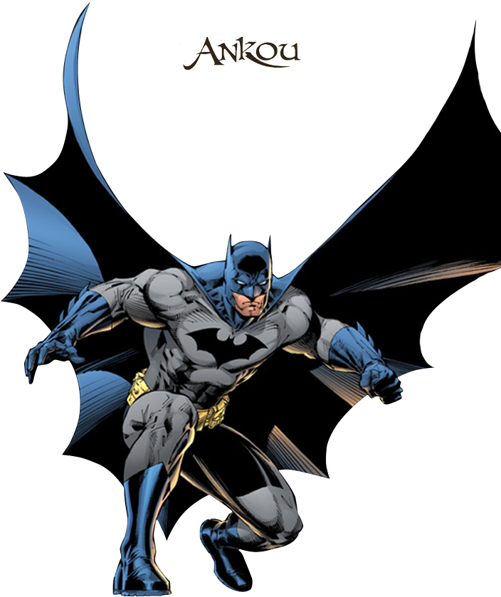 Dynamic Batman Action Pose