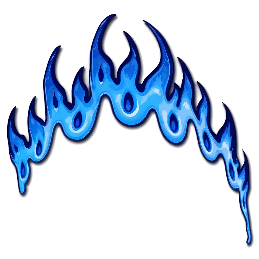 Dynamic Blue Flames Png Sfw85