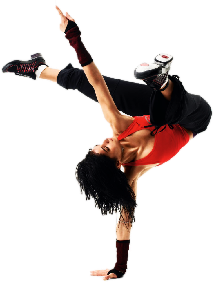 Dynamic Breakdancer Freeze Pose