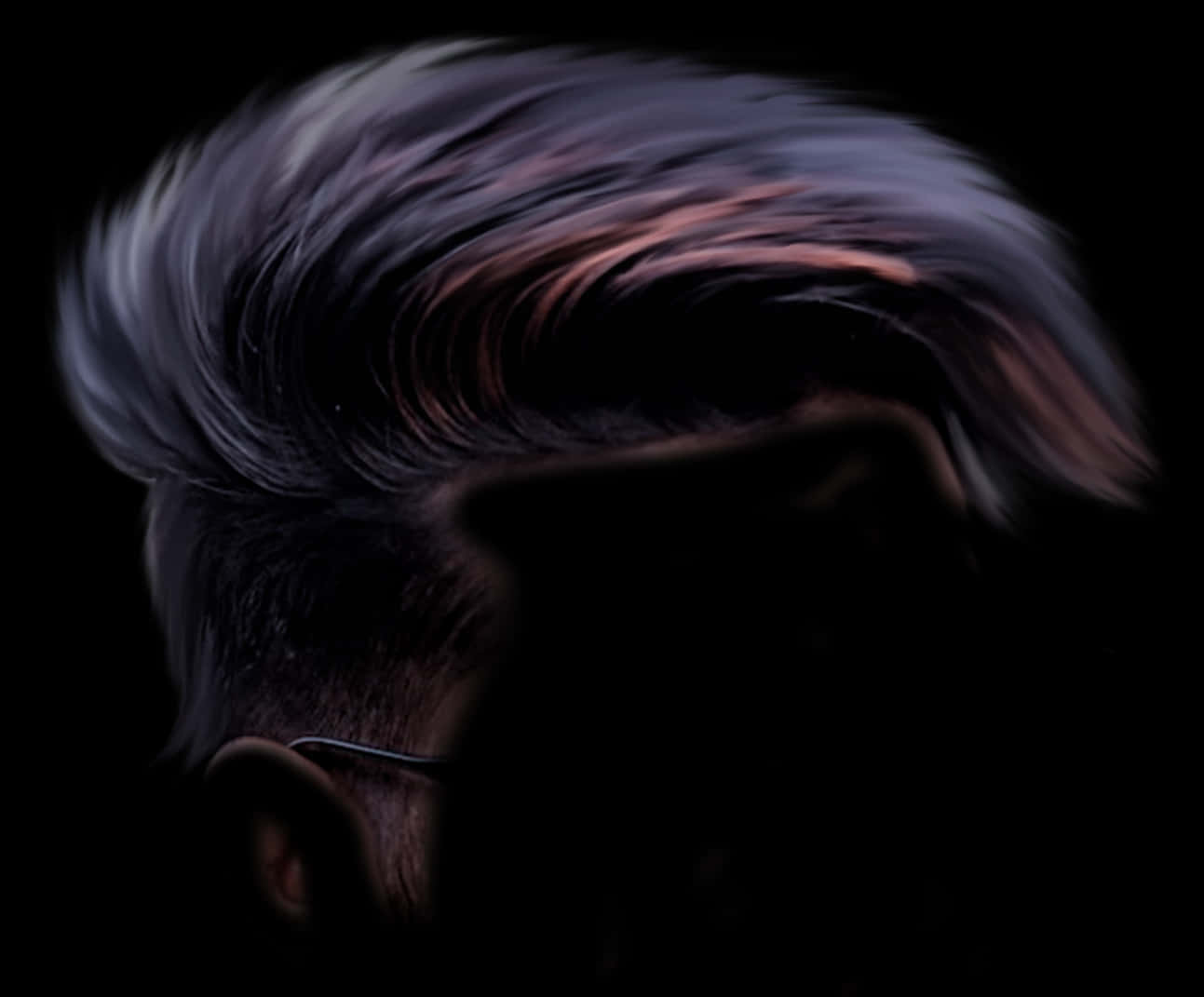 Dynamic_ Hair_ Movement_in_ Darkness