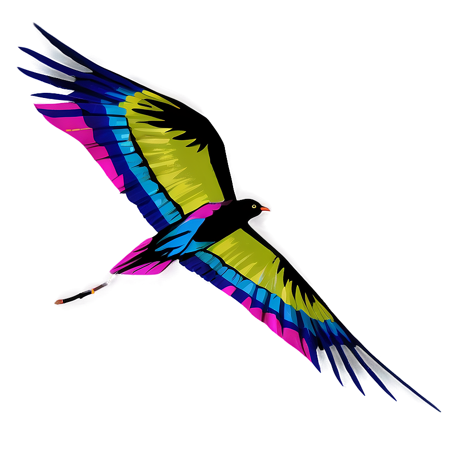 Dynamic Kite Bird Png Cot