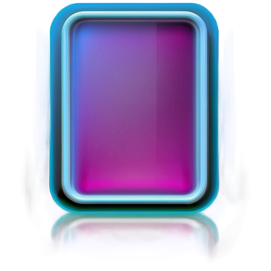 Dynamic Neon Rectangle Png 06272024