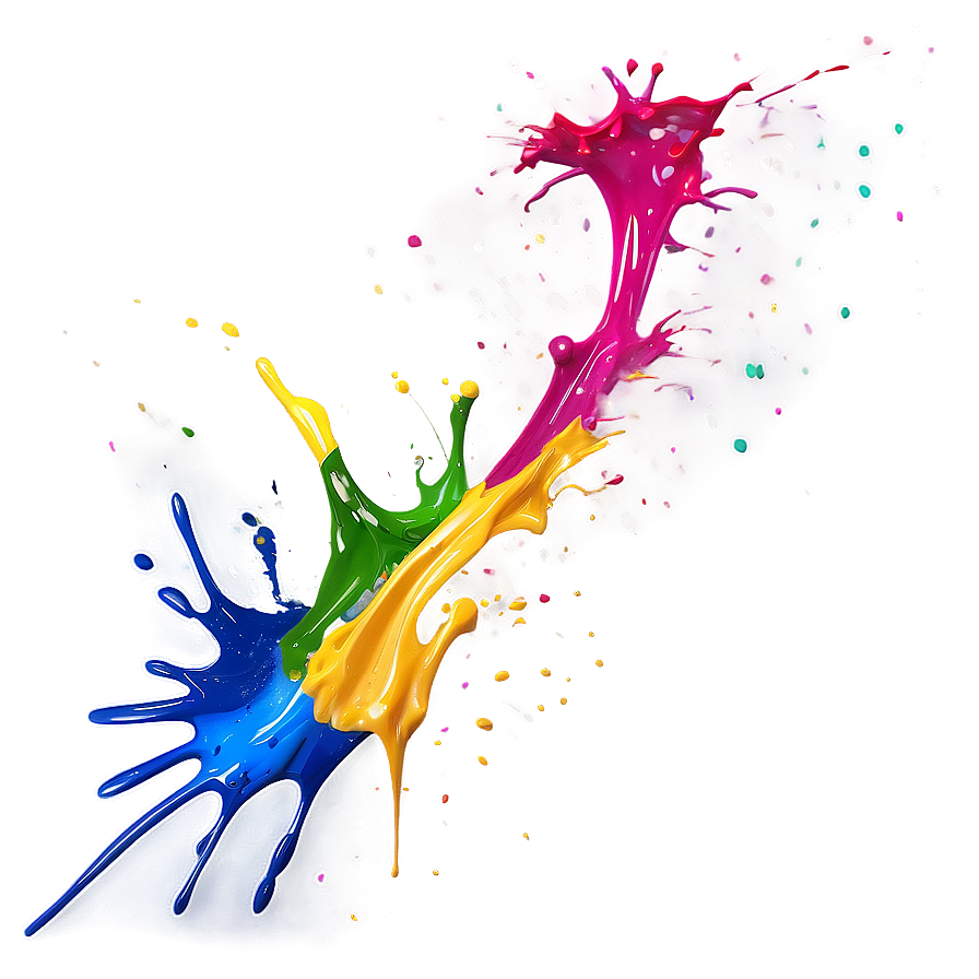 Dynamic Paint Splatter Png 26