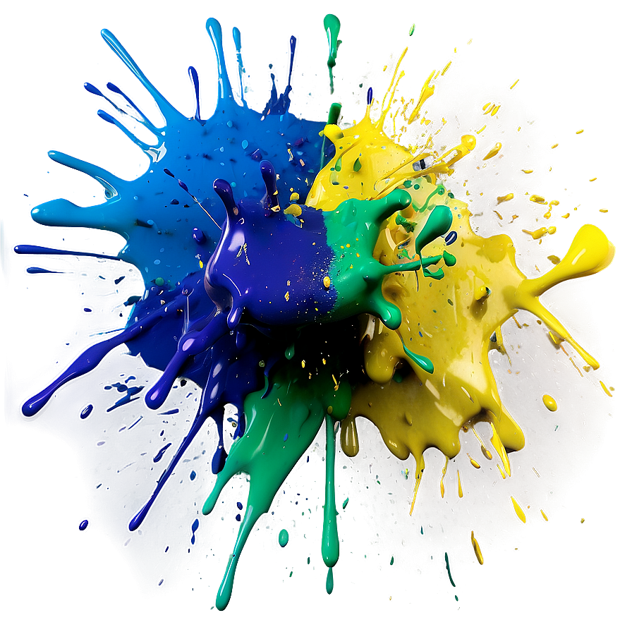 Dynamic Paint Splatter Png 85