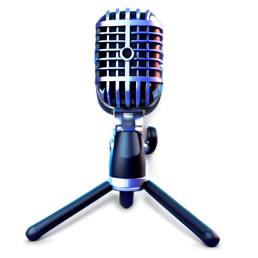 Dynamic Podcast Microphone Model Png 54