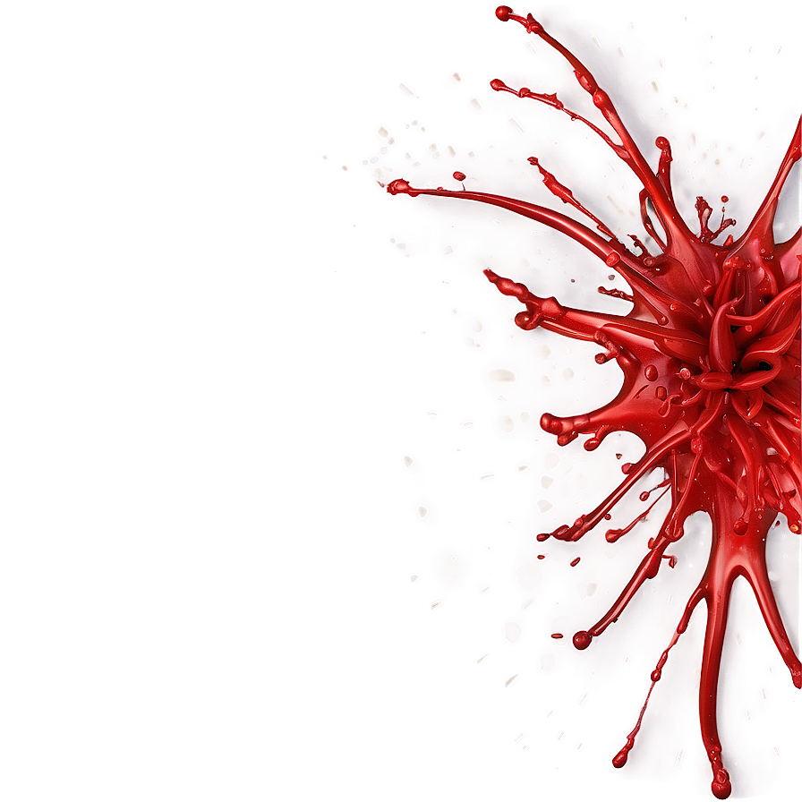 Dynamic Red Splash Png Muv