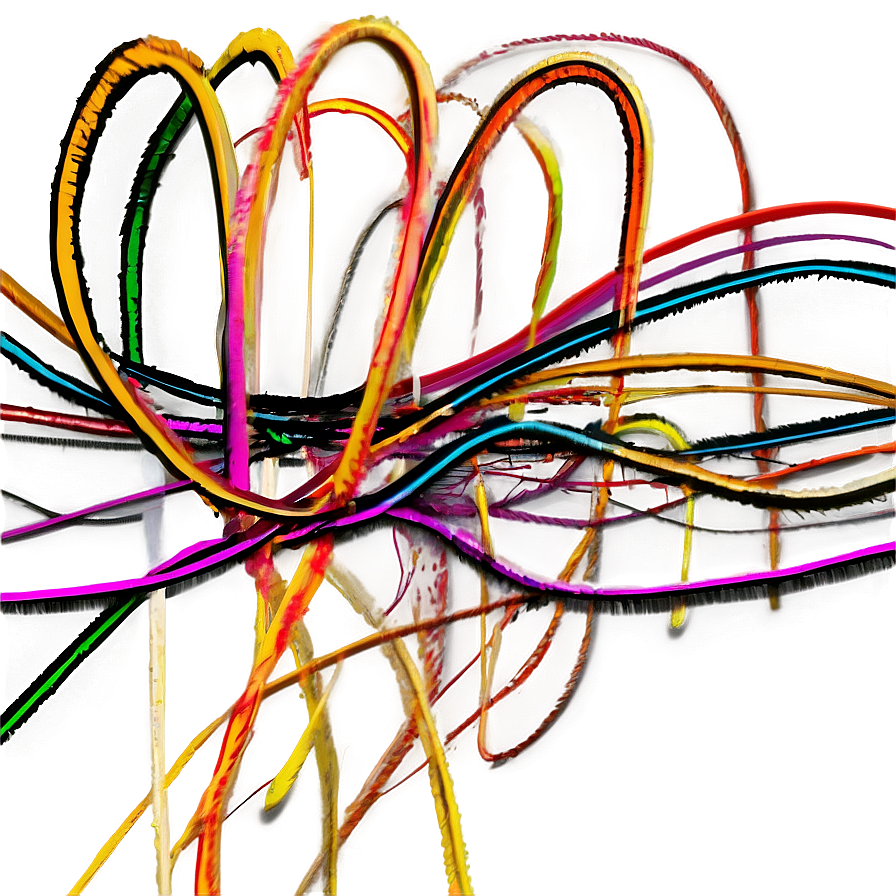 Dynamic Scribble Lines Png 3