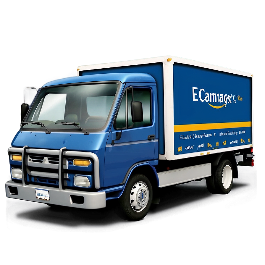 E-commerce Delivery Truck Png 28