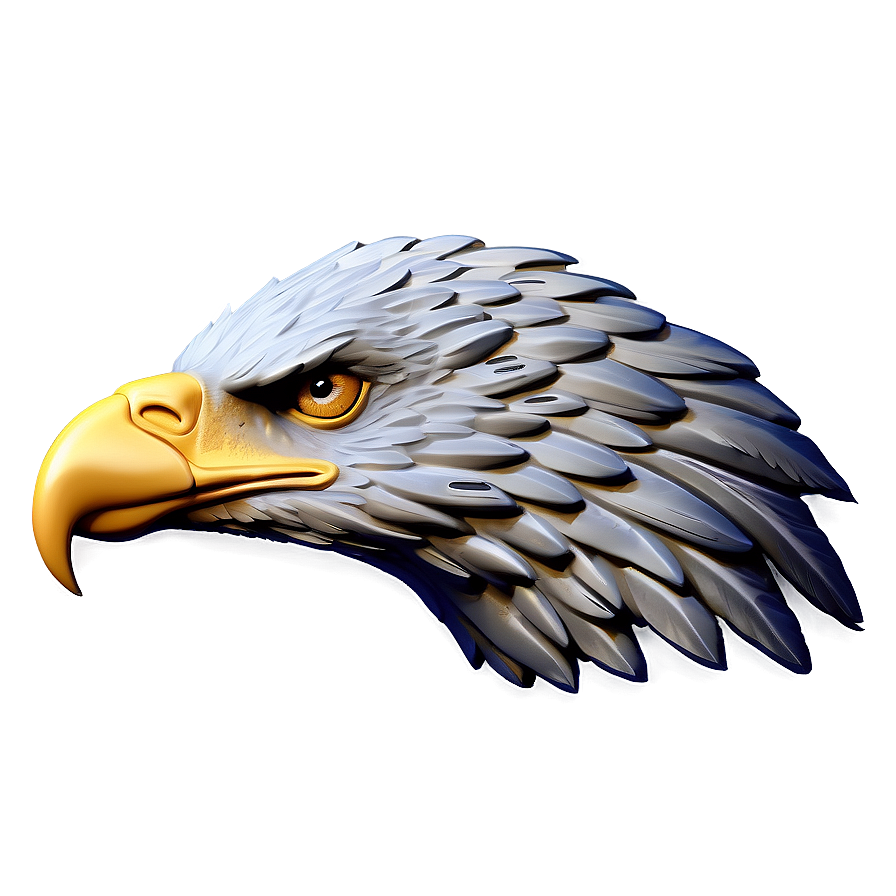 Eagle Head Carving Style Png 30