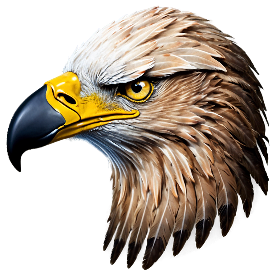 Eagle Head With Detailed Feathers Png 81