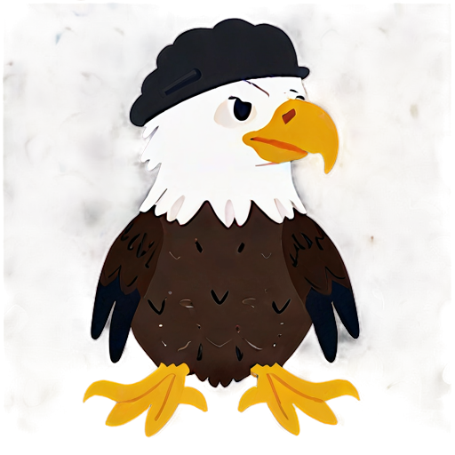 Eagle In Wild Nature Background Png D