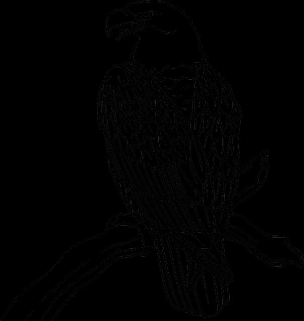 Eagle Silhouette Art