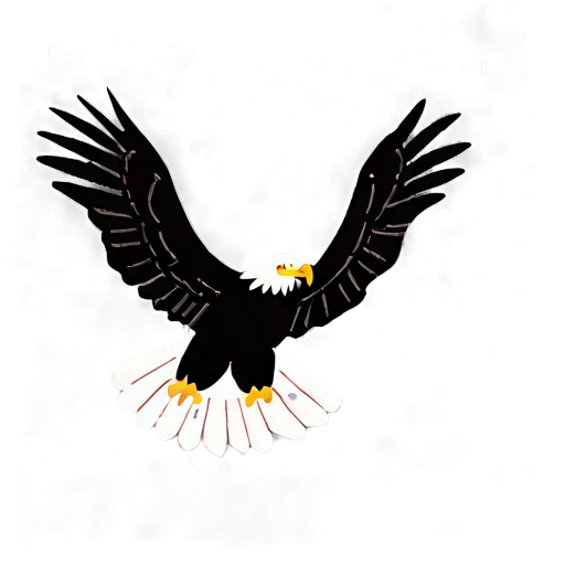 Eagle Wings Spread In Sky Png C