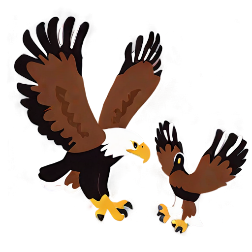 Eagle With Open Talons Png C