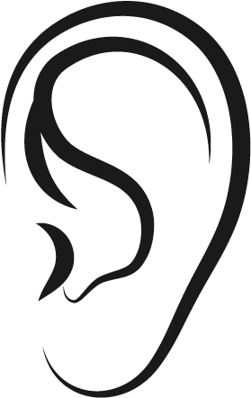 Ear Outline Graphic