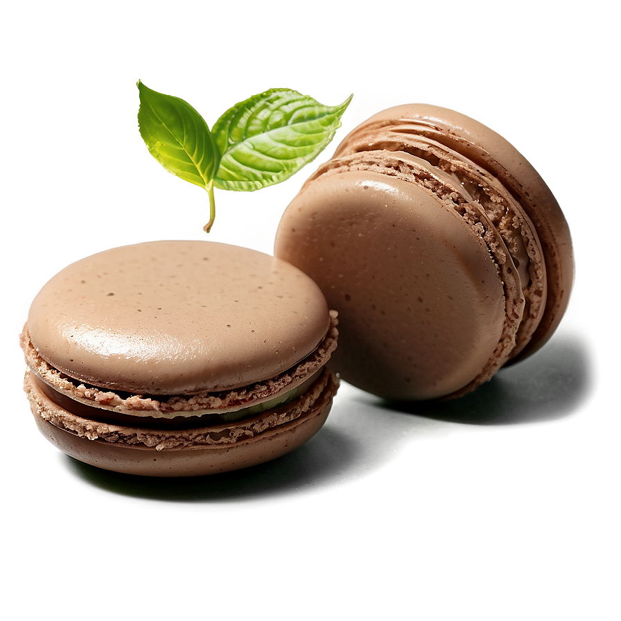 Earl Grey Tea Macaron Png 06122024