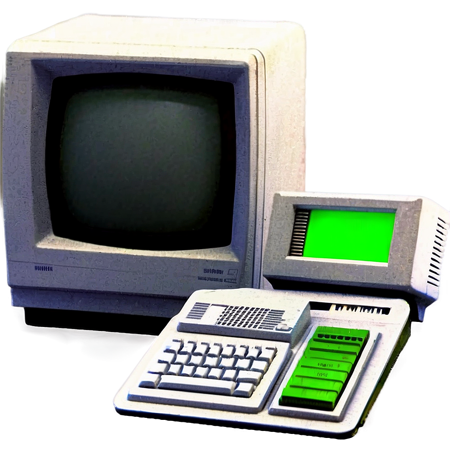 Early 90s Computer Technology Png Erk60