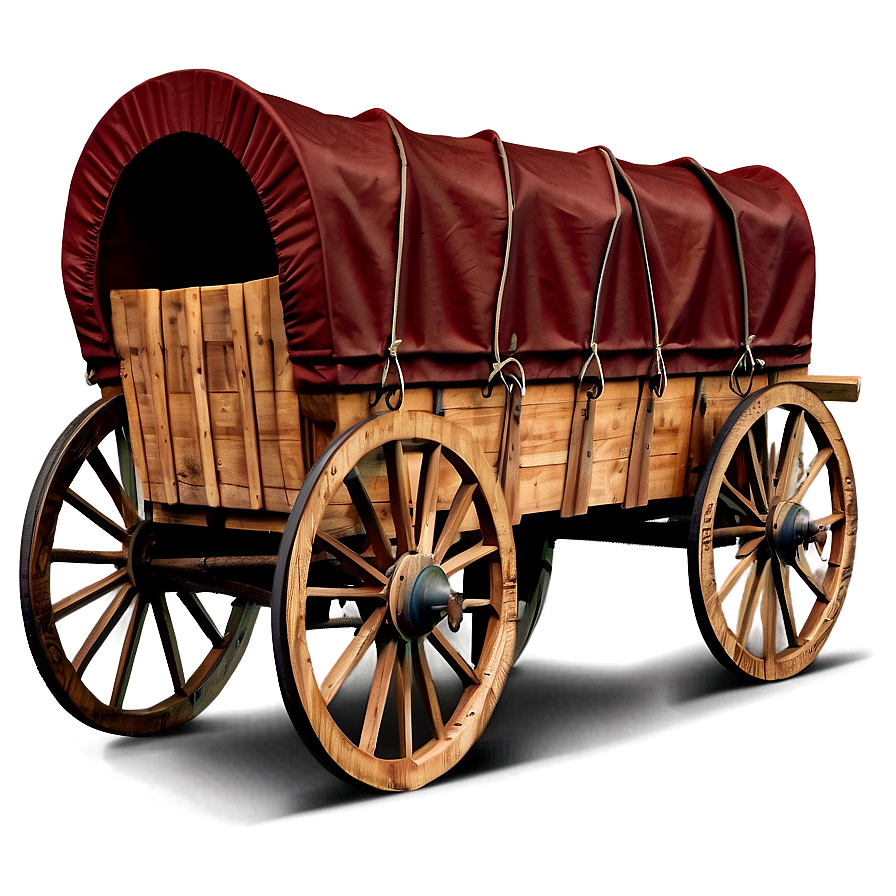 Early American Covered Wagon Png Scd68