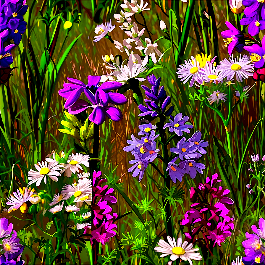 Early Spring Wildflowers Png 94