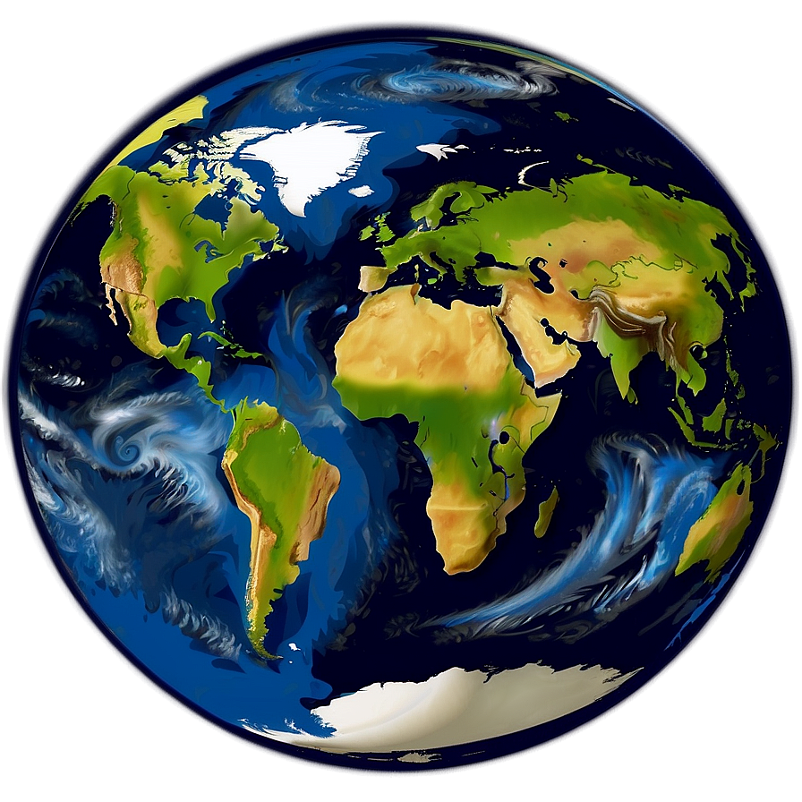 Earth At Night Cartoon Png Oyw61