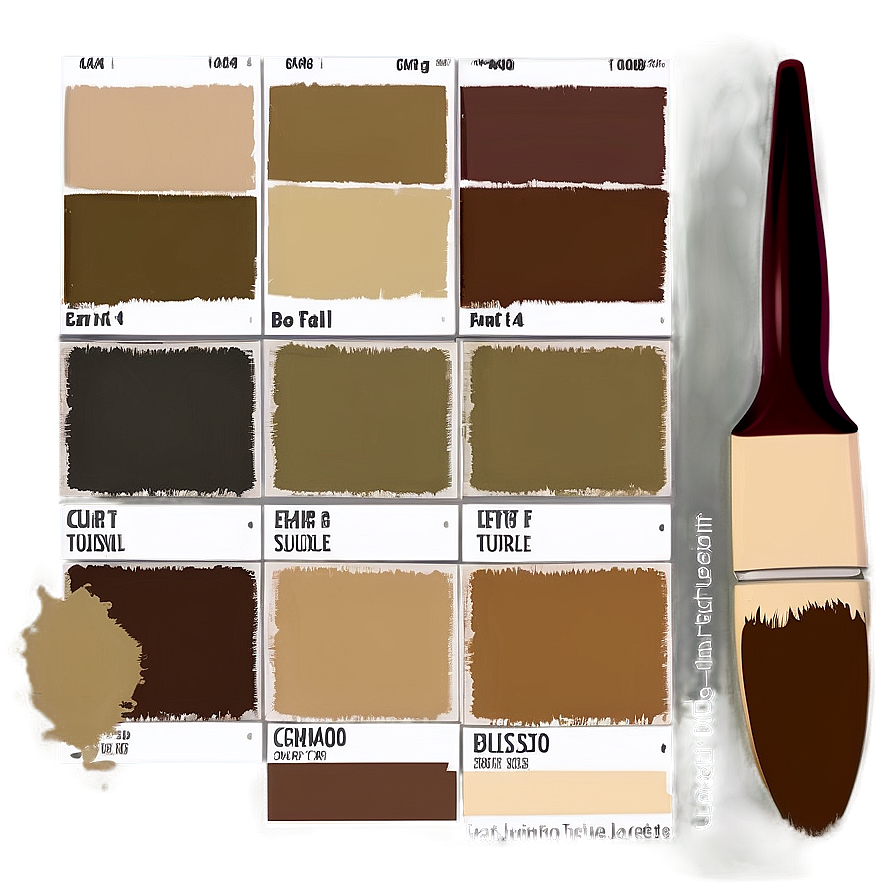 Earth Tone Paint Swatch Png 23