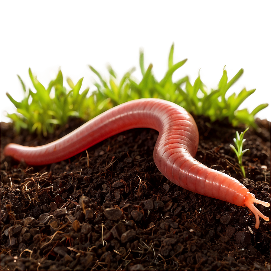 Earthworm In Garden Soil Png Vph93