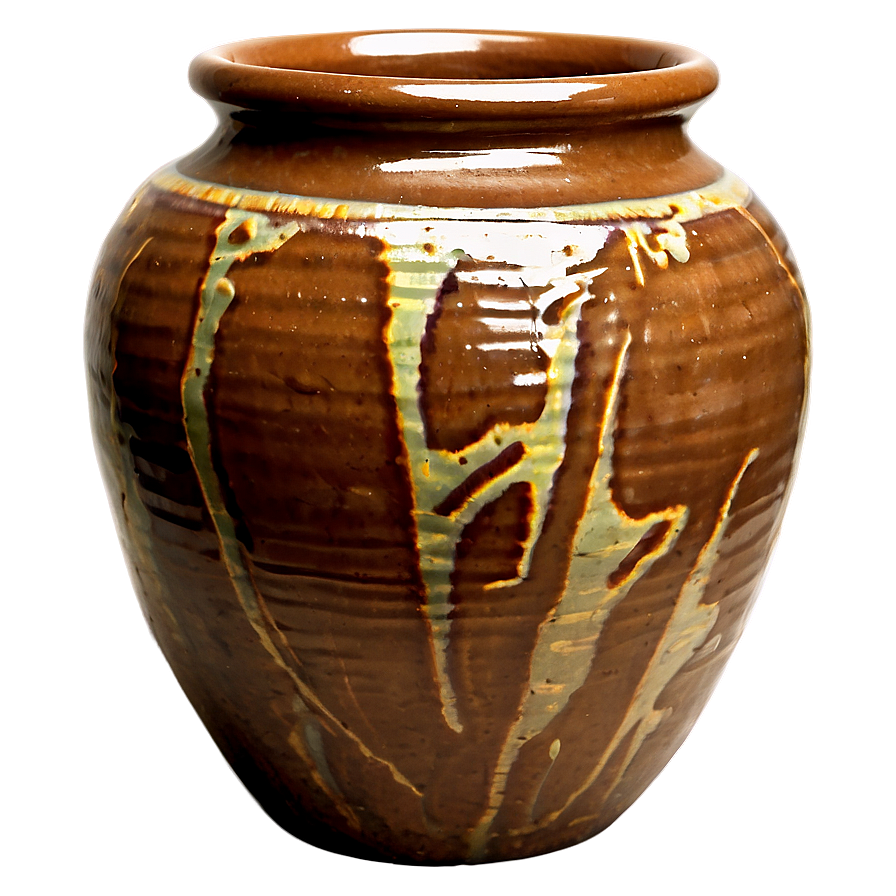 Earthy Brown Pottery Vase Png Itd