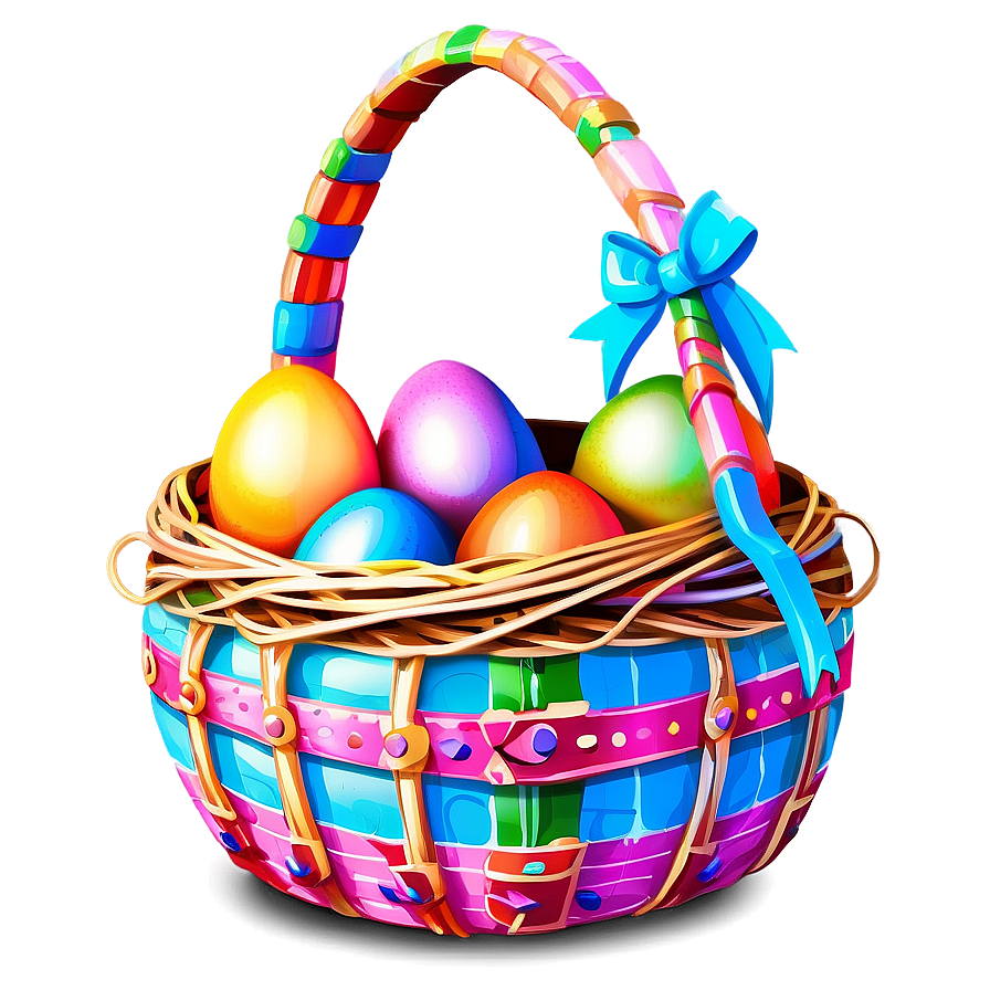 Easter Basket Clipart Png Gpc