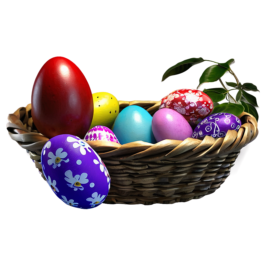 Easter Basket Full Png 05212024