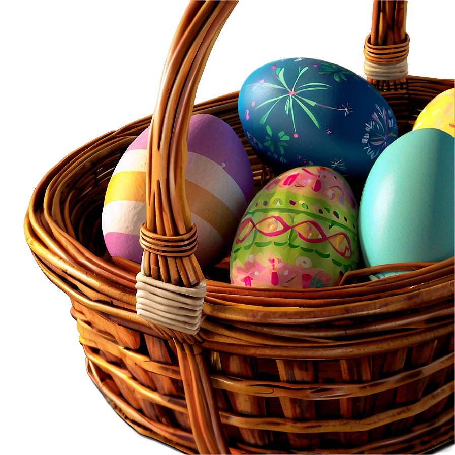 Easter Bunny Basket Png Xck