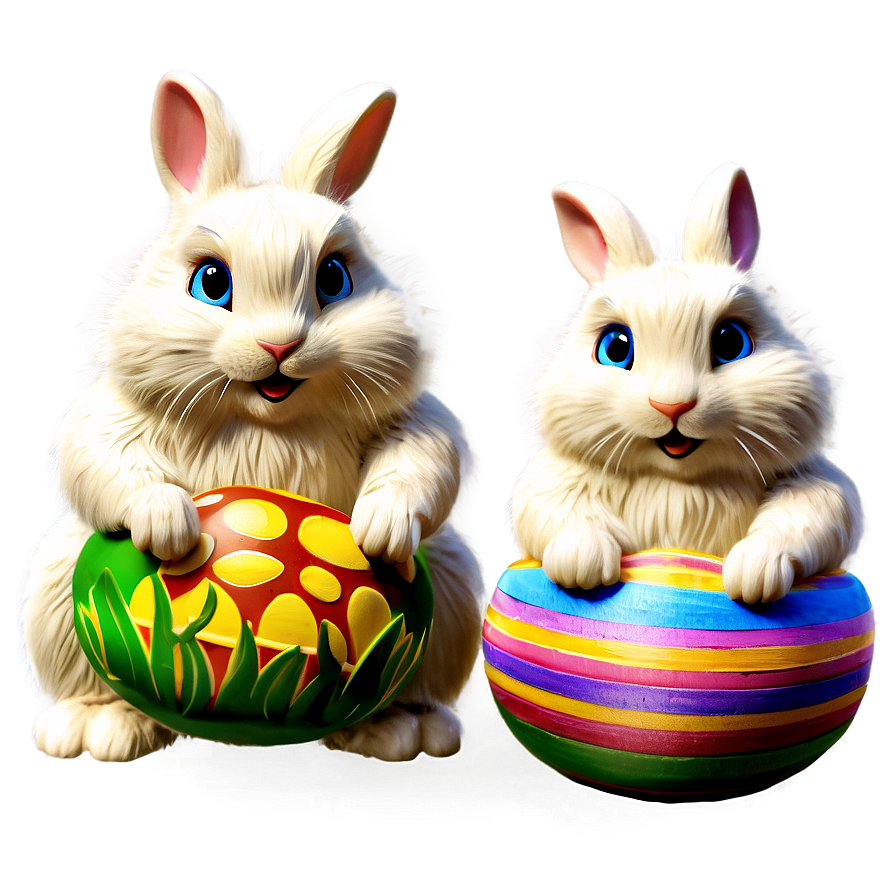 Easter Bunny Family Png Pkc