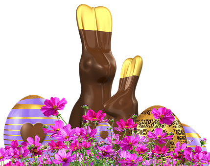 Easter Chocolate Bunniesand Eggs