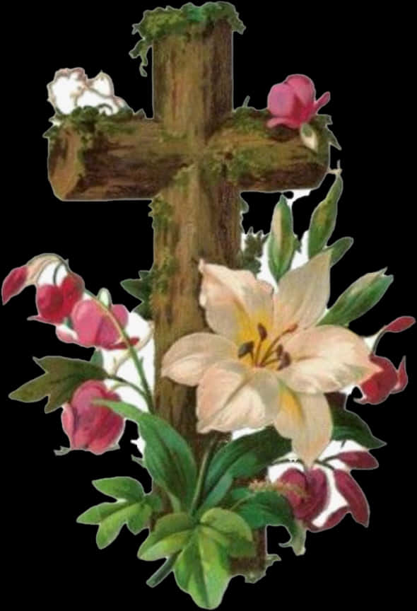 Easter Cross Floral Arrangement