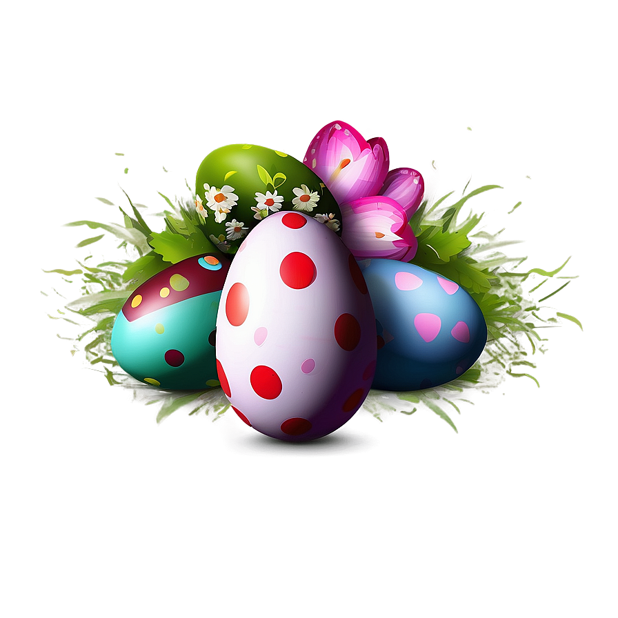 Easter Decorative Line Png Pvb