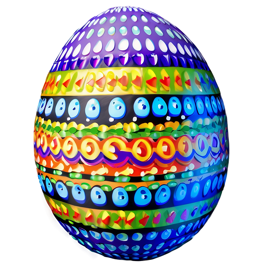 Easter Egg Art Png 05252024