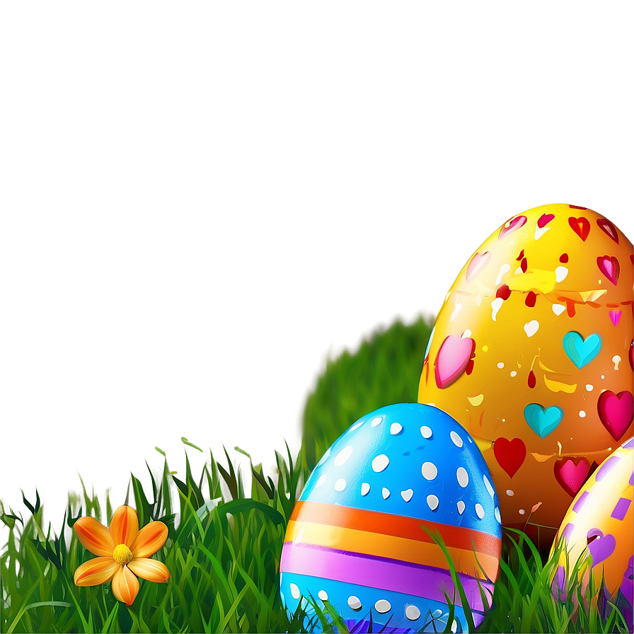 Easter Egg Banner Png Sct58