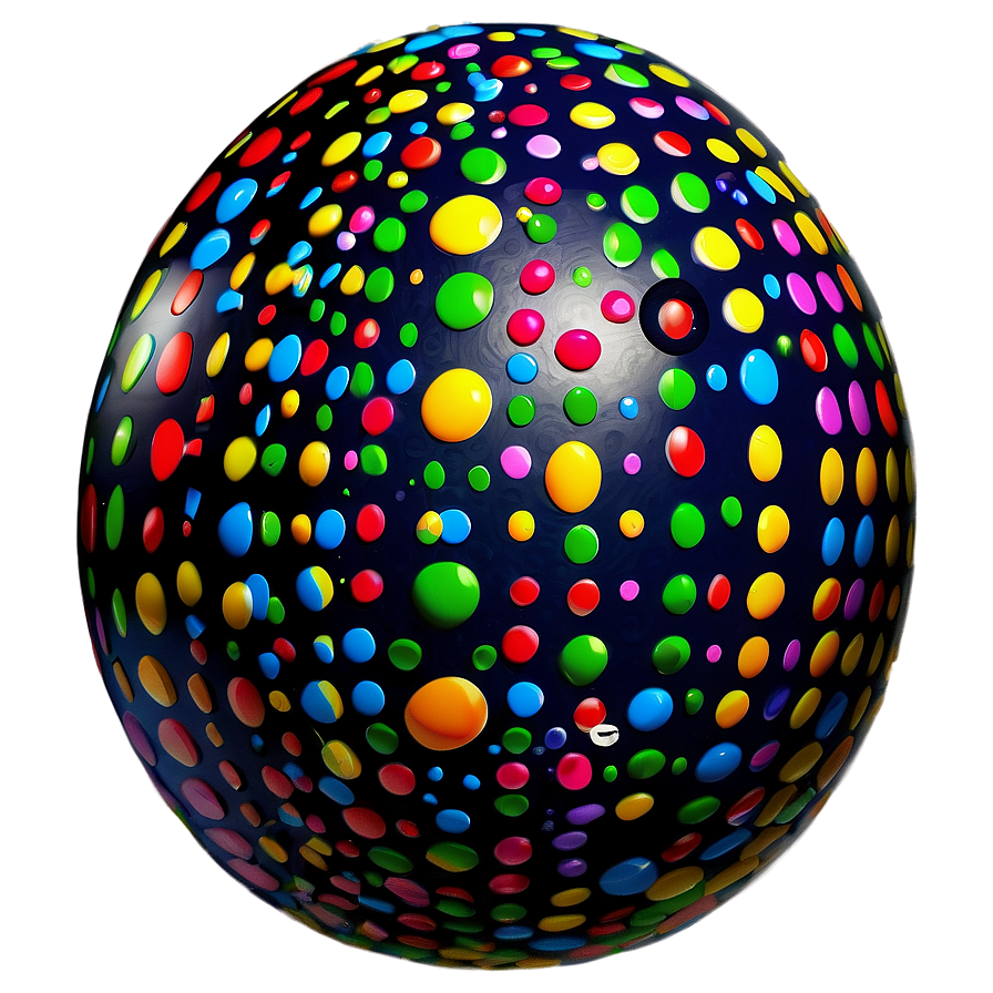 Easter Egg Dotted Png Cwn