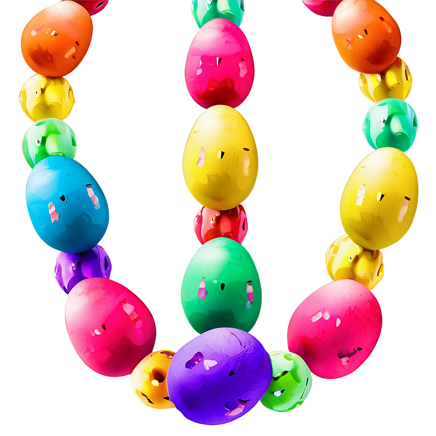 Easter Egg Garland Png Vxn33