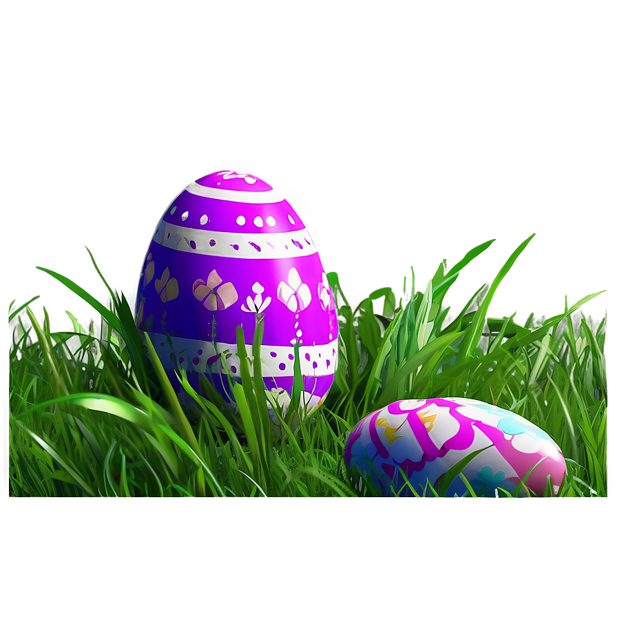 Easter Egg In Grass Png 28