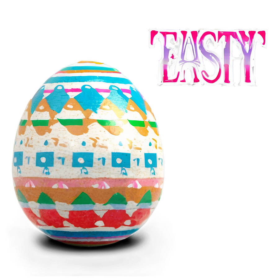 Easter Egg Striped Png 25