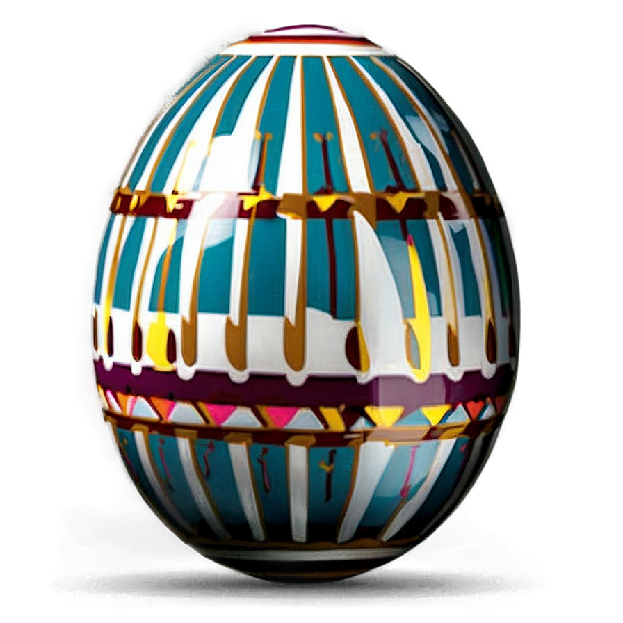 Easter Egg Striped Png 55