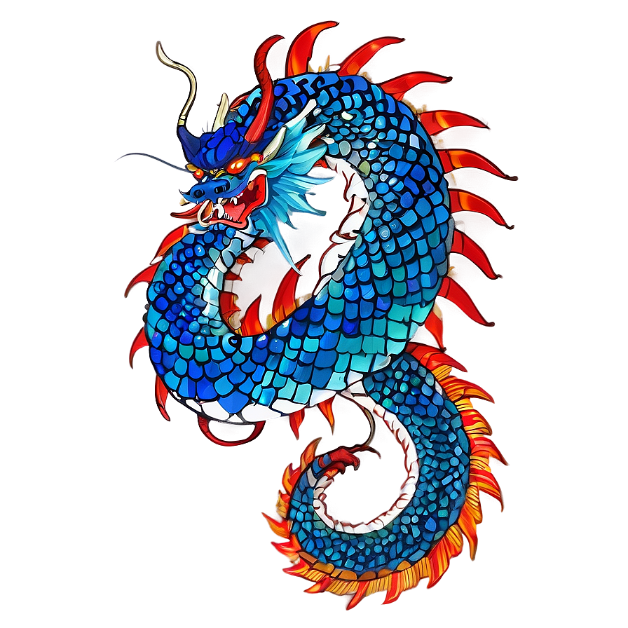 Eastern Dragon Art Png 05032024